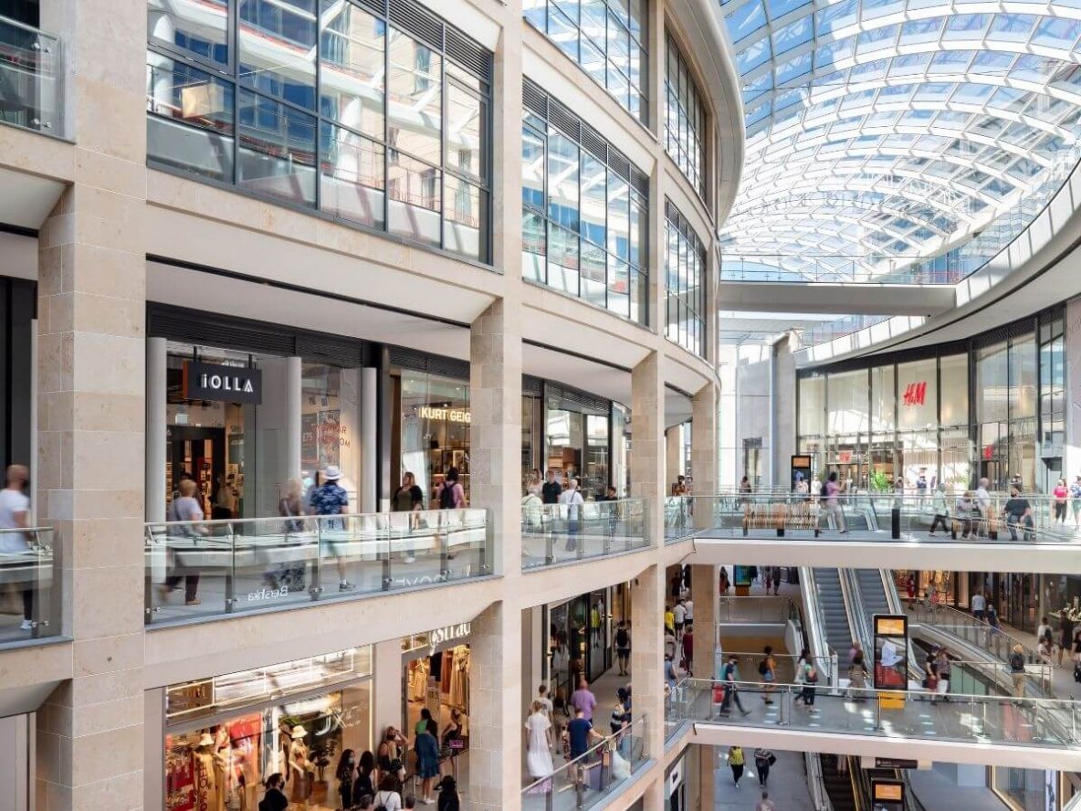 Shops in St James Quarter in Edinburgh