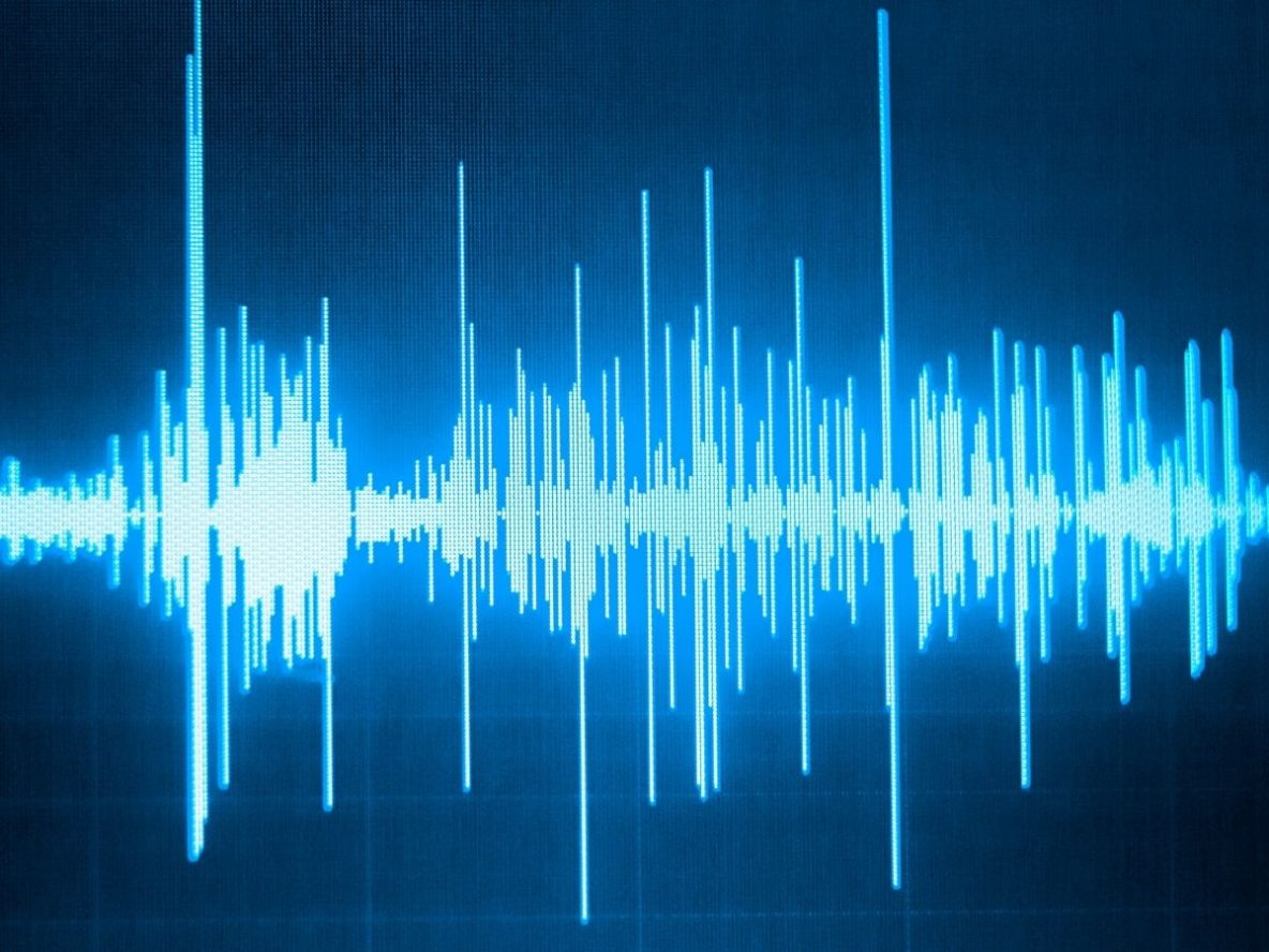 blue soundwave